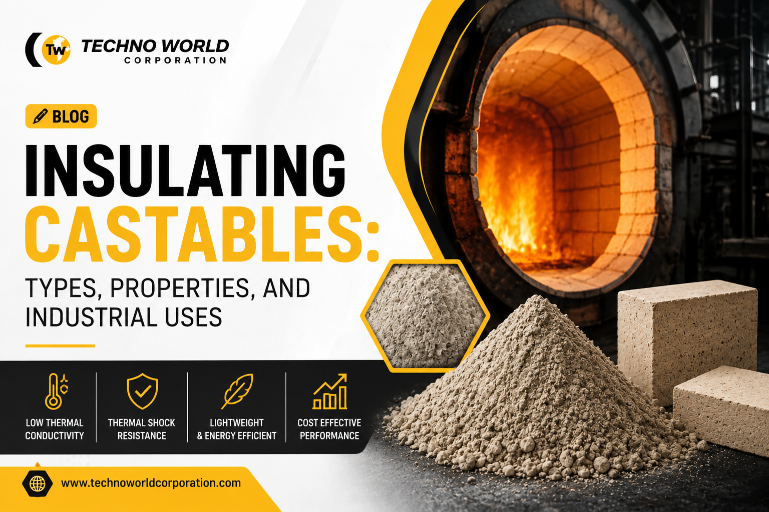 Insulating Castables: Types, Properties, and Industrial Uses